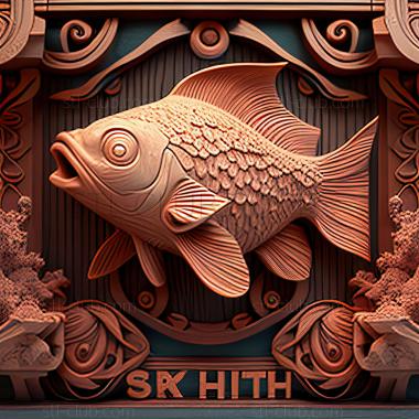 3D model Big Fish movie (STL)